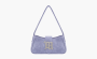 Misbhv Suede Shoulder Bag Mini Periwinkle Light Purple 