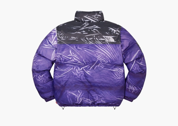 Supreme x The North Face Printed Nuptse Jacket Purple 