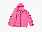 Supreme GORE-TEX Stripe Hooded Jacket Fluorescent Pink