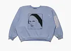 Enfants Riches Déprimés Singing Nun Raglan Crewneck Sweatshirt Blue