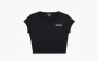 orty & Rich Club Logo Cropped Active T-Shirt WMNS "Black/White" 