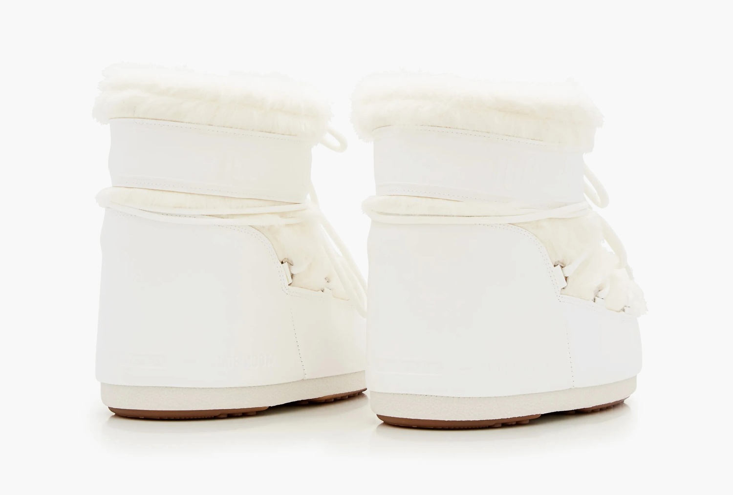 Moon Boot Icon Low Faux Fur Snow Boots "White" 