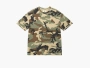 Stussy Pigment Dyed Short-Sleeve Thermal  Camo 