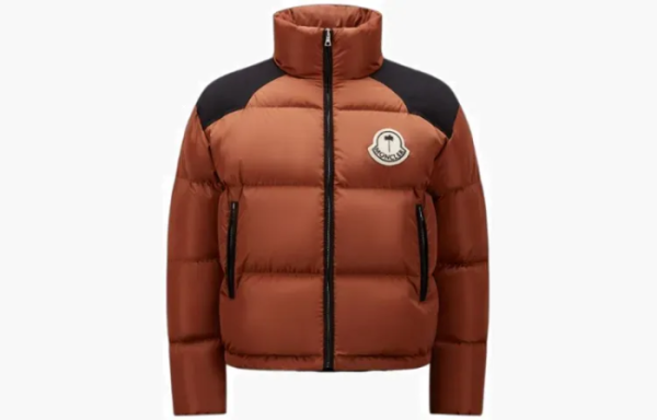 Palm Angels x MONCLER GENIUS Down Jacket Brown 