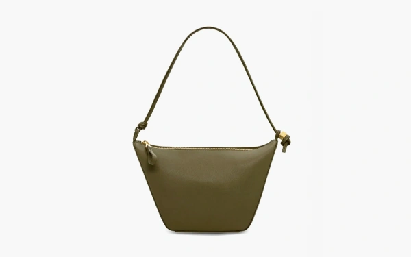 Loewe Mini Hammock Hobo Classic Calfskin Dark Khaki 