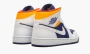 Air Jordan 1 Mid Royal Blue / Laser Orange 