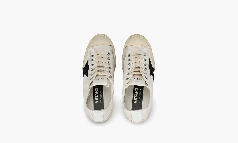 Golden Goose V-Star WMNS Ecru Black