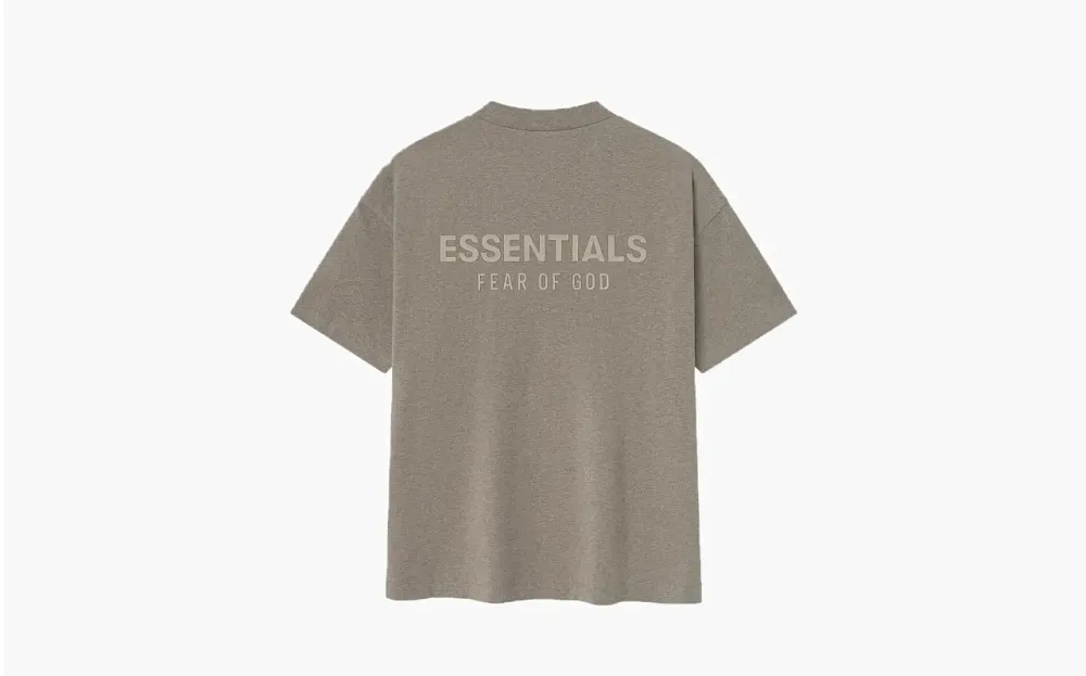 Fear of God ESSENTIALS Mens Classic Fit Tee Brown