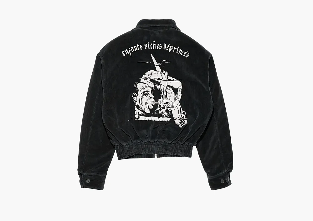 Enfants Riches Déprimés Corduroy Barbara Jacket Black