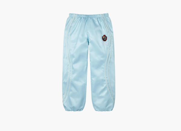 Supreme Satin Track Pant Light Blue 