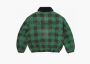 Supreme Faux Shearling Lined Bomber Jacket Plaid 