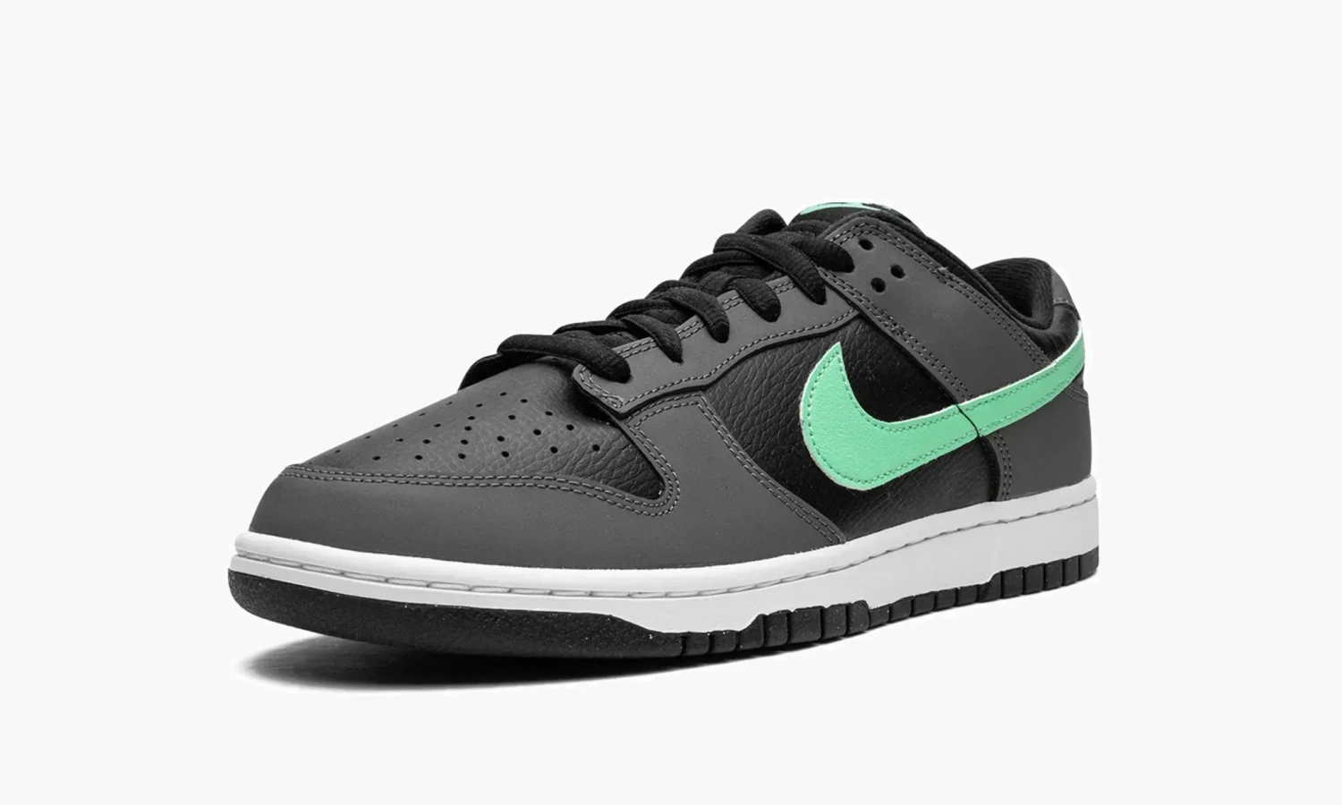 Nike Dunk Low Retro Black / Green Glow 