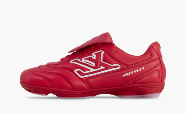 Louis Vuitton Footprint Soccer Sneakers Rouge 