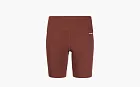 Sporty & Rich Logo Ribbed Biker Shorts WMNS Red