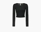 Alo Yoga Gather Long Sleeve Black