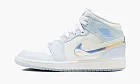 Air Jordan 1 Mid SE GS Glitter Swoosh