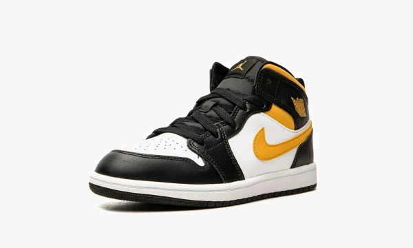 Air Jordan 1 Mid PS White Pollen Black 
