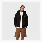 Carhartt WIP Hooded American Script Zip Jacket Black