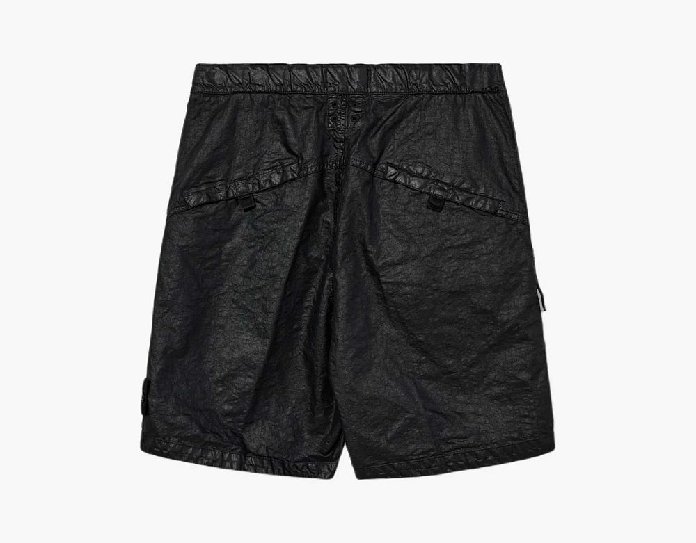 Stone Island Nylon Metal Watro-TC Cargo Shorts Black