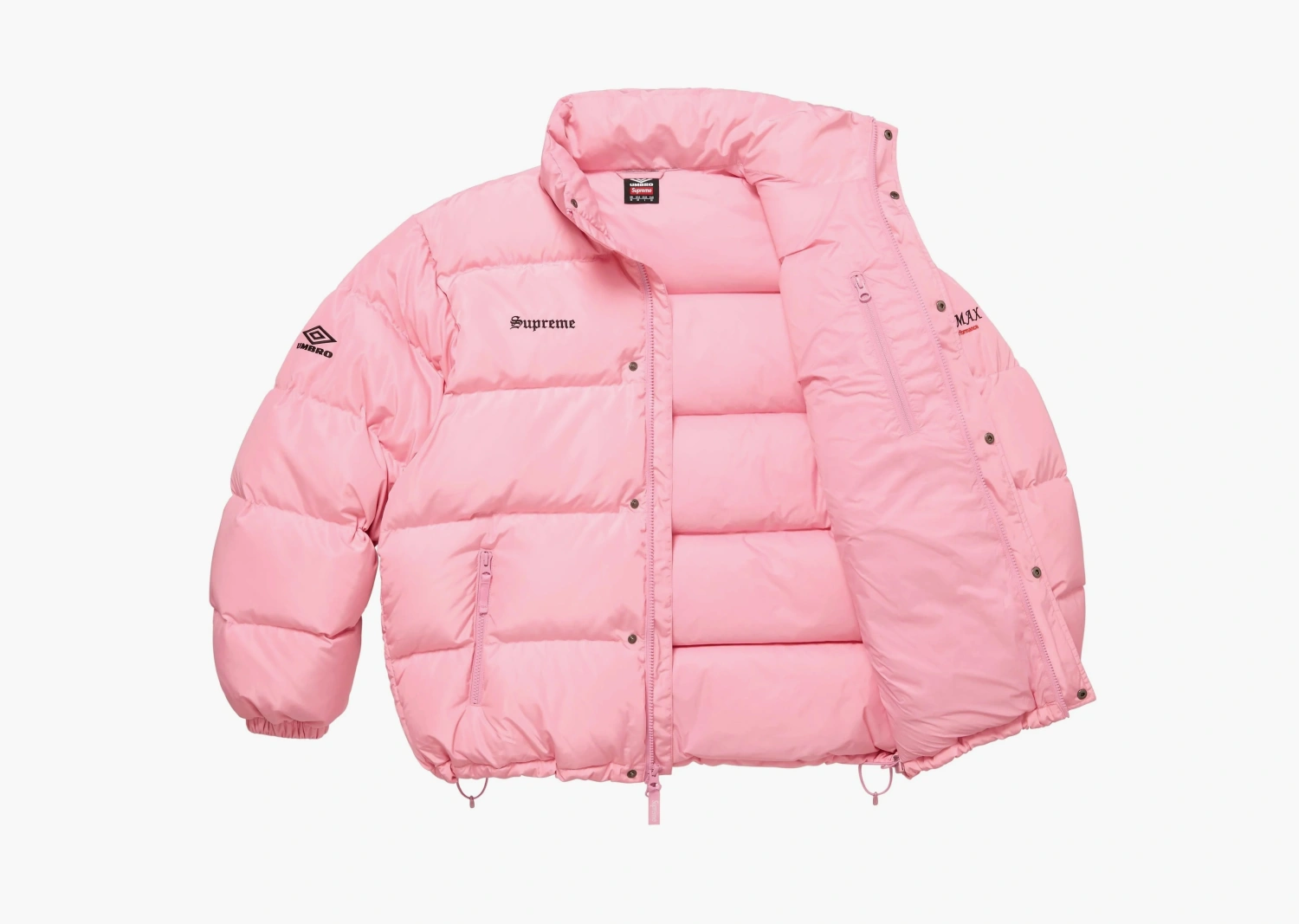 Supreme x Umbro Down Puffer Jacket Pink 