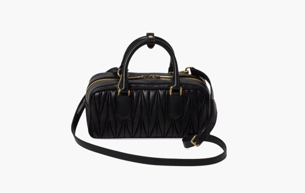 Miu Miu Matelassé Mini Arcadie Bag Black 