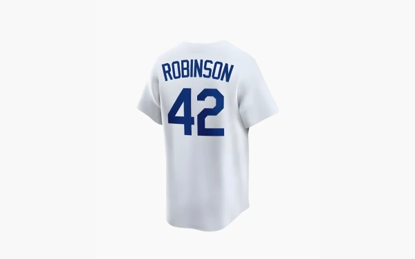 Nike Jackie Robinson Brooklyn Dodgers Cooperstown White  Nike Jackie Robinson Brooklyn Dodgers Cooperstown White