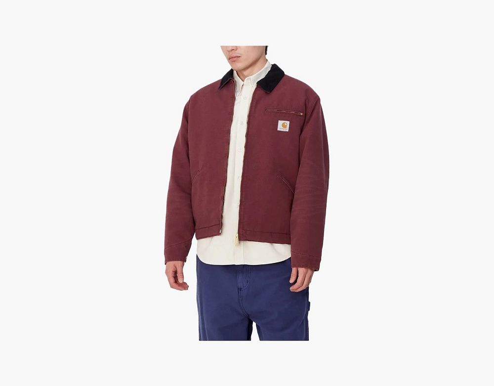 Carhartt WIP Detroit Jacket Burgundy