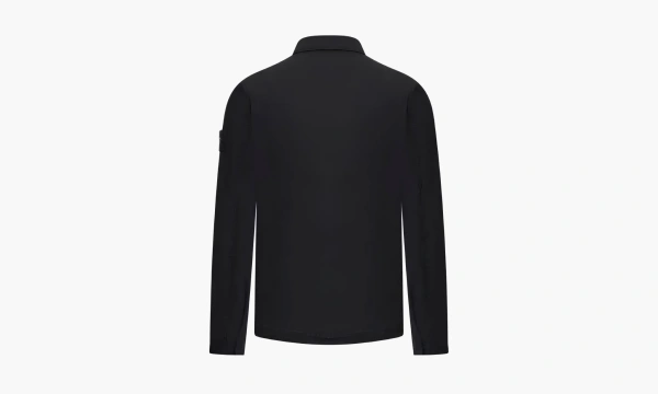 Stone Island Cotton Zipped Jacket Black  Stone Island Cotton Zipped Jacket Black