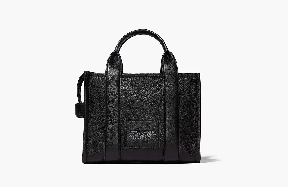 Marc Jacobs The Leather Small Tote Bag Black