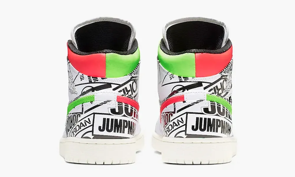 Air Jordan 1 Mid All Over Logos