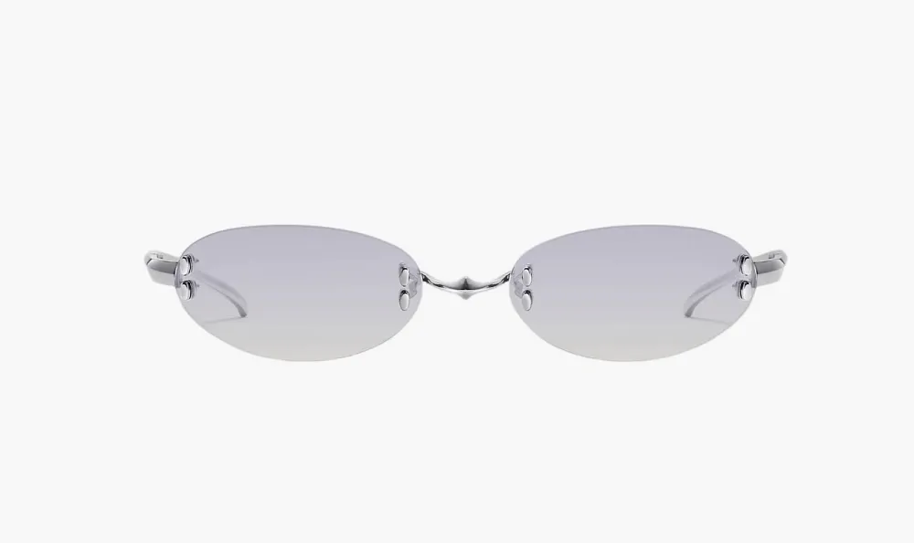 Gentle Monster Furi 02(VYG) Sunglasses Silver / Purple