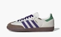 Adidas Samba OG WMNS Off White Core Purple Green Brown 