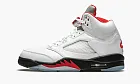 Air Jordan 5 Retro Fire Red Silver Tongue 2020