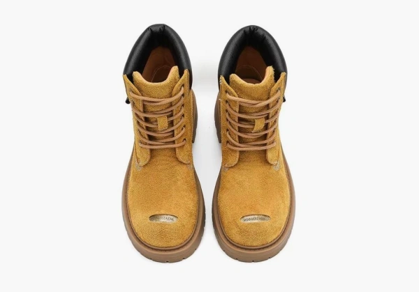 Mason Prince Classic Anti Leather Martin Boots Chestnut 