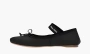 Miu Miu Satin Ballerinas Black 