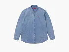 Supreme Small Box Denim Shirt Washed Indigo
