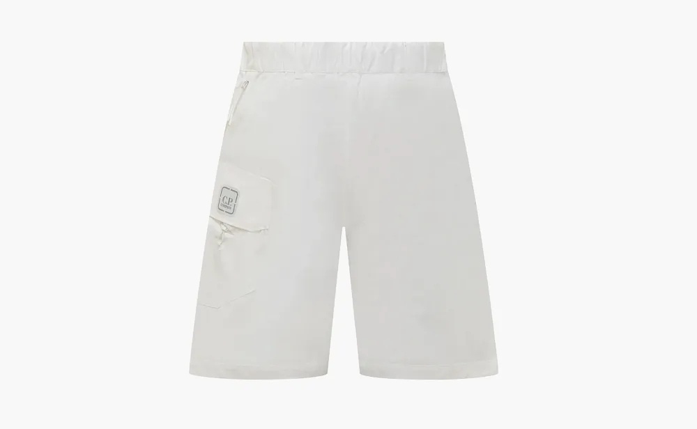 C.P. Company Metropolis Cargo Shorts White