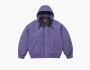 Supreme Leather Collar Utility Jacket Blue Plaid  Supreme Leather Collar Utility Jacket Blue Plaid