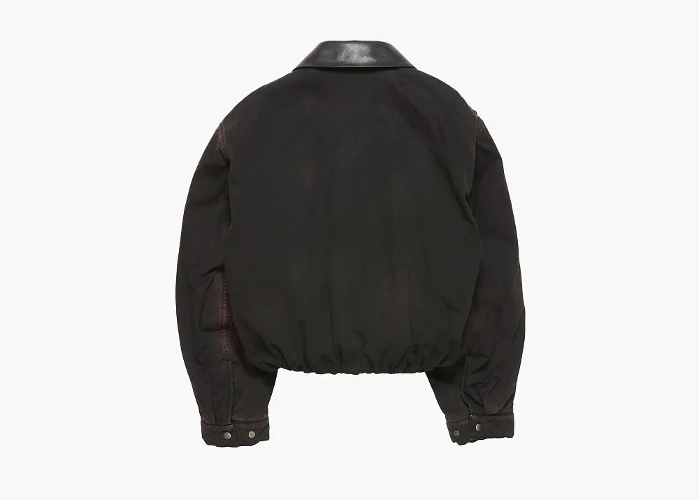 Acne Studios Washed Bomber Jacket Black