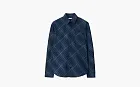 Burberry Relaxed Fit Check Cotton Shirts Blue