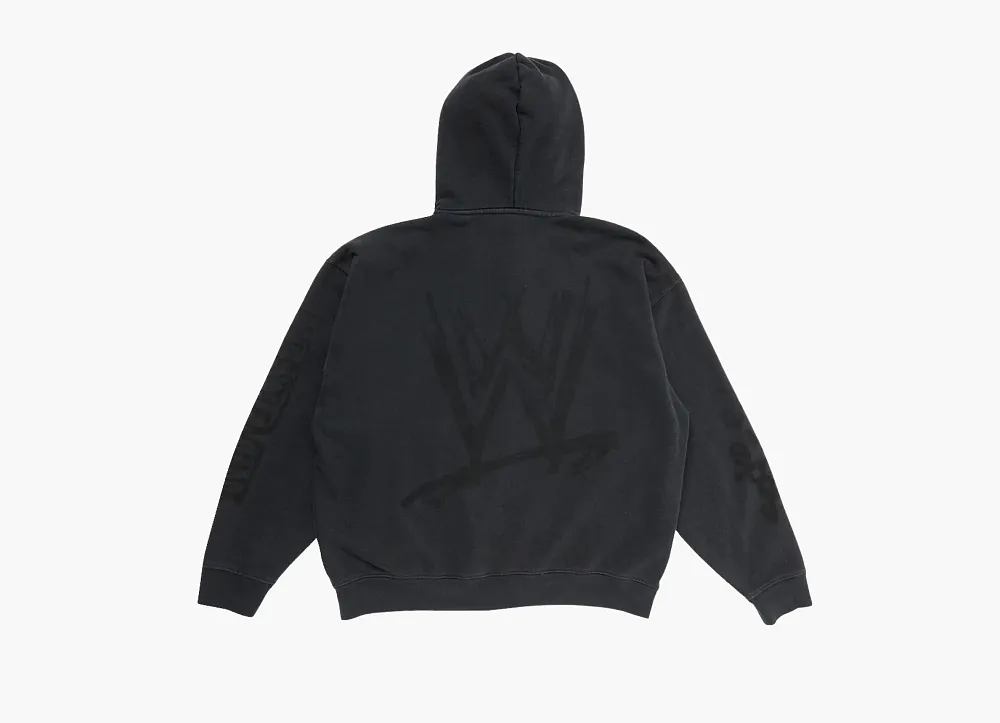 Cactus Jack by Travis Scott x WWE Double Cactus Jack Full-Zip Hoodie Mick Foley Black