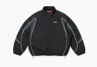 Supreme Contrast Piping Track Jacket Black