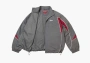 Supreme Contrast Piping Track Jacket Grey 