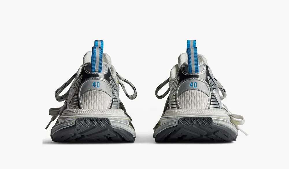 Balenciaga 3XL Sneaker WMNS White Yellow Blue Mesh