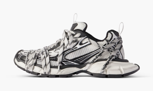 Balenciaga 3XL Sneaker Extreme Laces Logo White/Black 