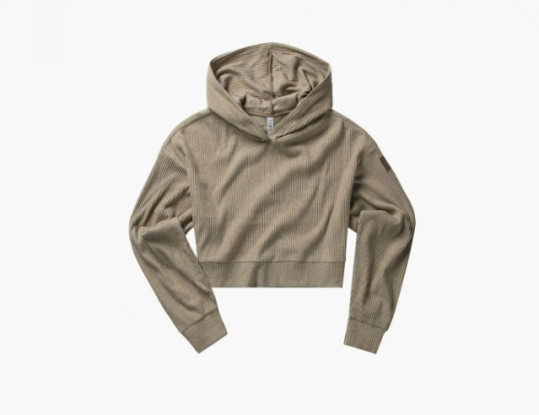 Alo Yoga Muse Hoodie Gravel Heather  Alo Yoga Muse Hoodie Gravel Heather