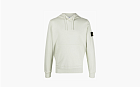 Stone Island Compass appliqu cotton hoodie Green