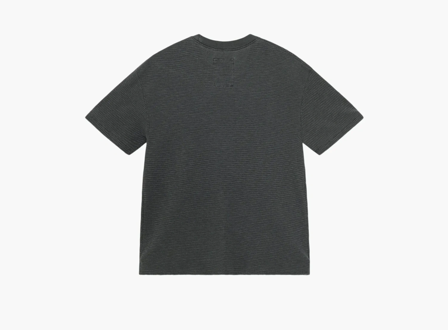 Stussy Pigment Dyed Short-Sleeve Thermal  Faded Black 