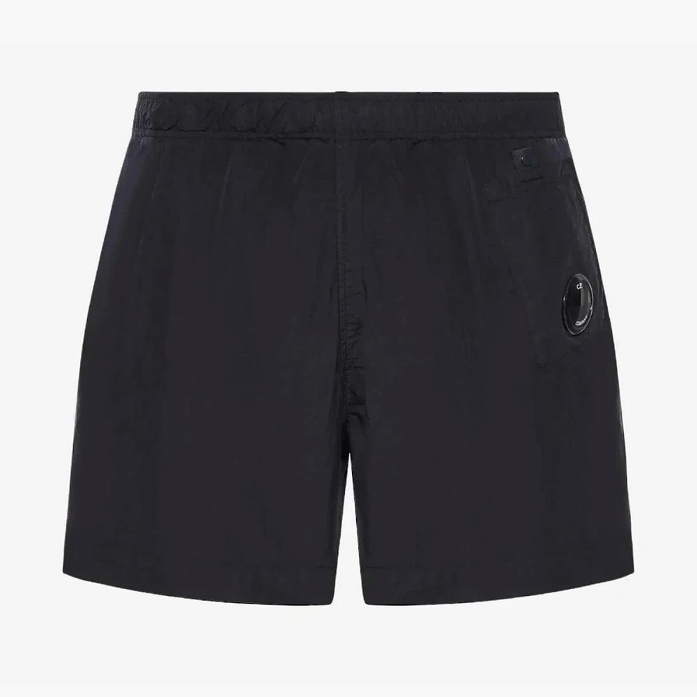 C.P. Company Flatt Nylon Lens Shorts Black