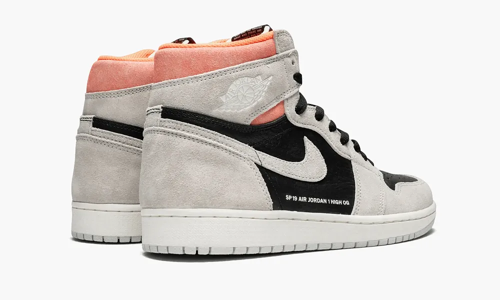 Air Jordan 1 High OG Neutral Grey / Hyper Crimson